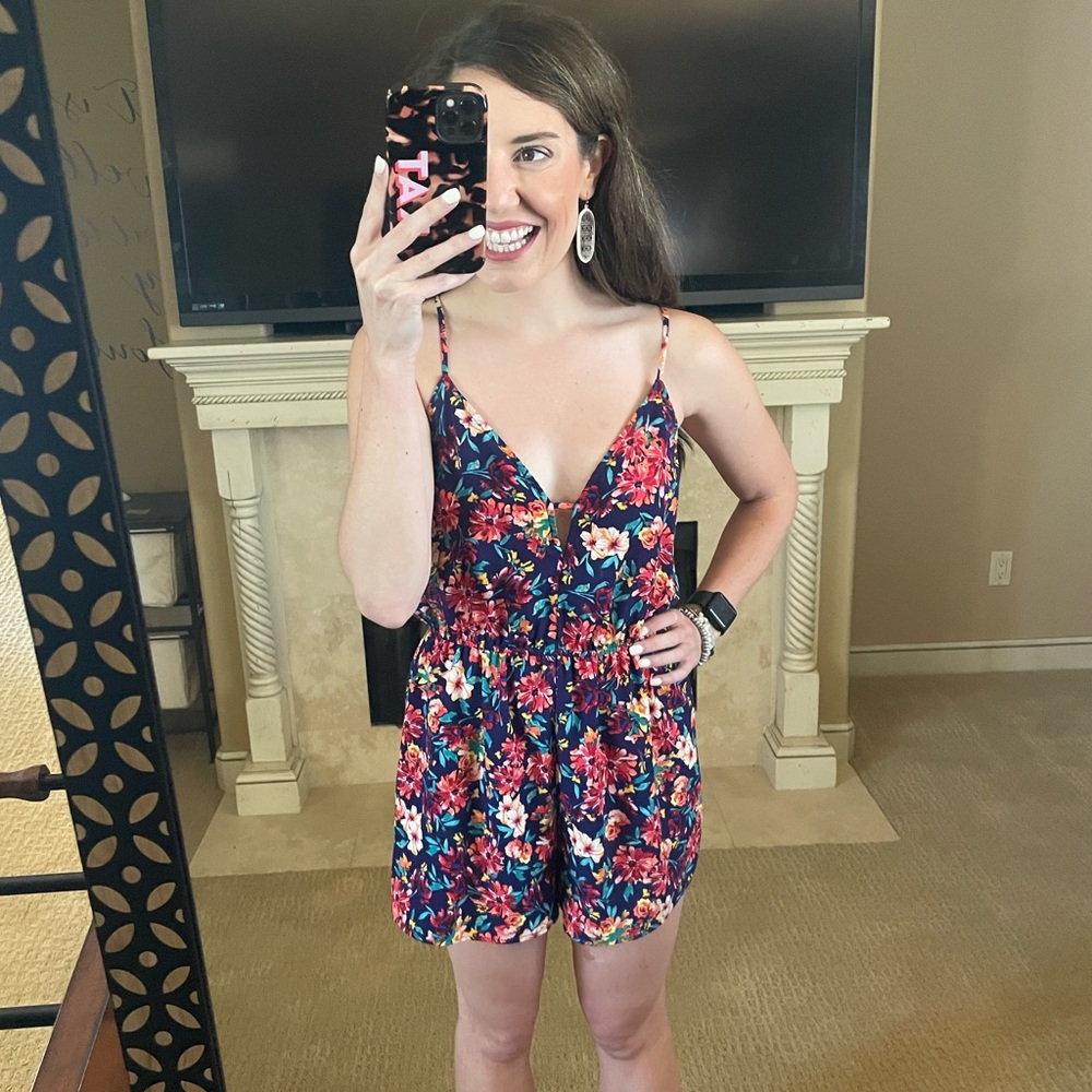 Impeccable Pig Floral Romper